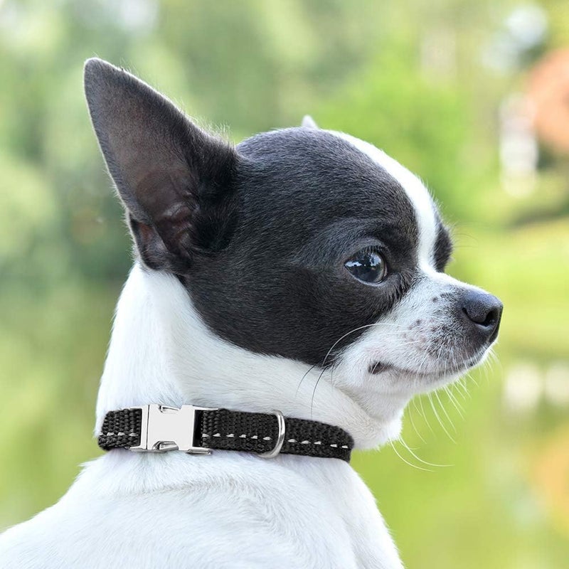 CollarDirect Reflective Dog Collar for a Small, Medium, Large Dog or Puppy with a Quick Release Buckle - Boy and Girl - Nylon Suitable for Swimming (7-11 Inch, Mint Green) - Image 5